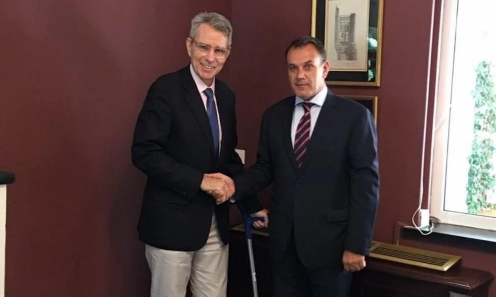 Συνάντηση Αμερικανού Πρέσβη με Παναγιωτόπουλου - Μήνυμα στήριξης από Ισραήλ